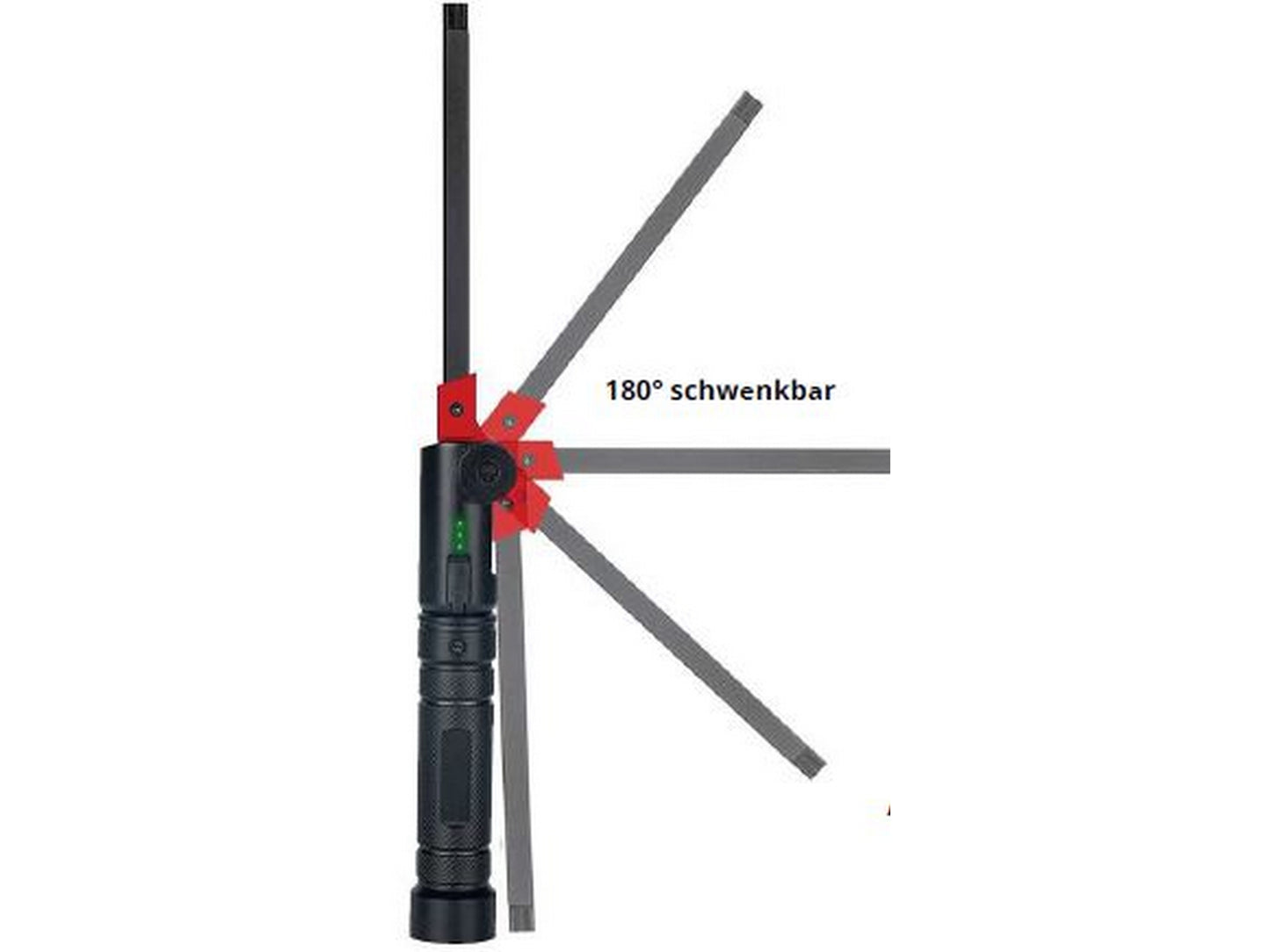 COB LED ALU Inspektionslampen-Set, 2-tlg.