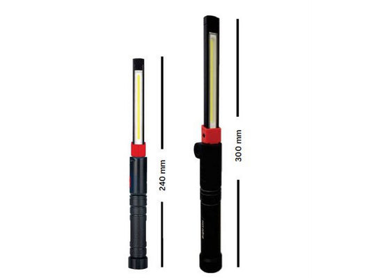COB LED ALU Inspektionslampen-Set, 2-tlg.