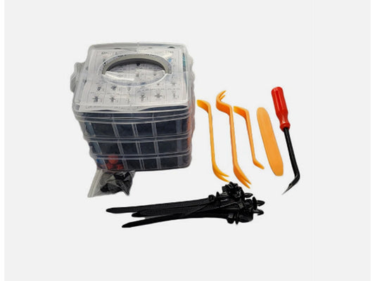 Kunststoff-Clip-Sortiment UNI, 680-tlg.