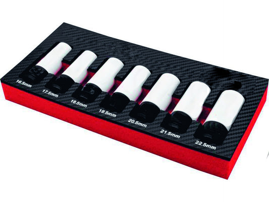 Radschrauben-Stecknüsse-Satz, 7-teilig