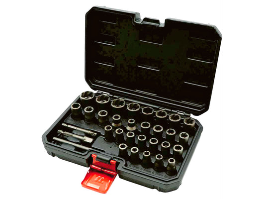 MASTER Twist Stecknuss-Satz 32-teilig im Kunststoffkoffer