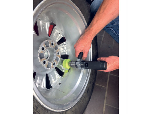 Felgen-Radierscheiben-Set, inkl.Adapter für Bohrfutter, 6-tlg.